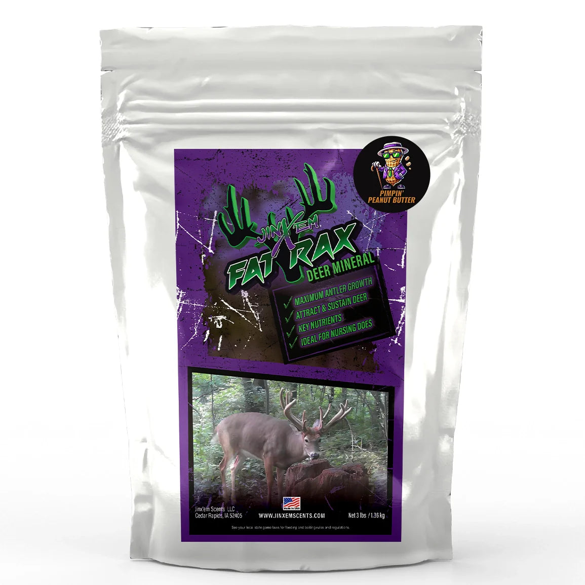 Fat Rax Deer Mineral - Pimpin' Peanut Butter
